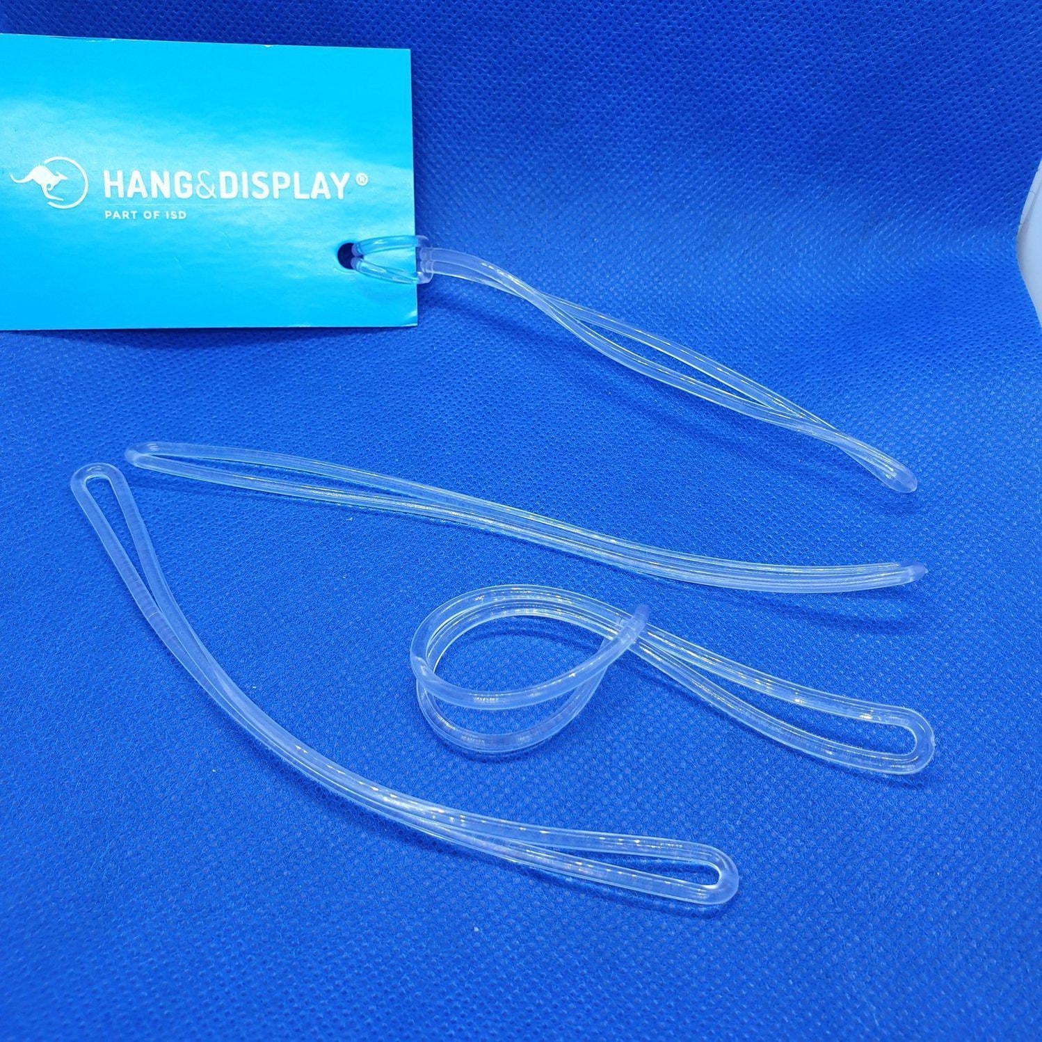 Transparent Arrow Loop Luggage Tag ATT14 — Hang and Display